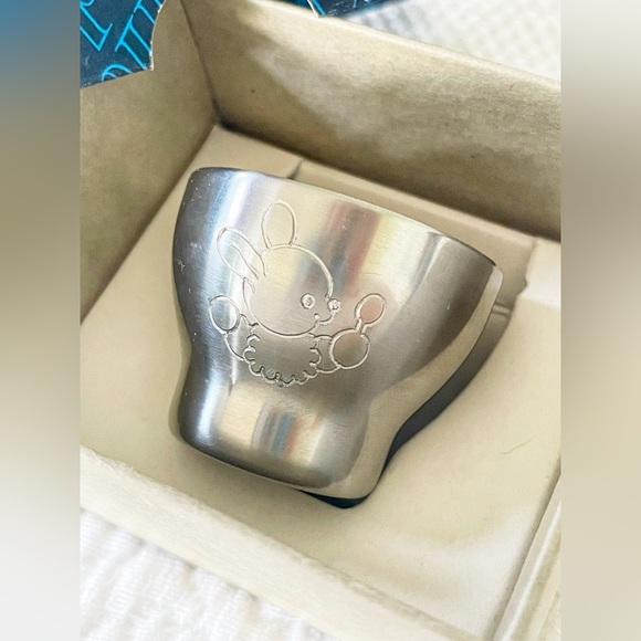 Vintage Old Hall Child’s Stainless Steel Egg Cup Mabel Lucille Atwell Engraved - Picture 2 of 5
